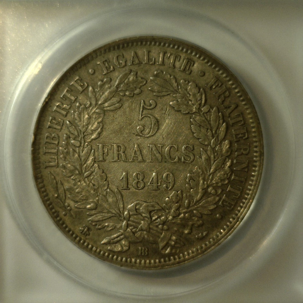 France 1849-BB 5 Francs