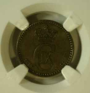 Denmark 1886 CS. AE Ore.