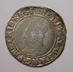 England. Elizabeth I. 1558-1603. AR Shilling