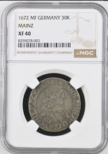 Load image into Gallery viewer, Germany, Kurmainz 1672 MF AR 30K - James Beach Rare Coins
