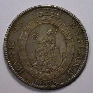 Great Britain. George III 1760-1820. 1804 dollar.