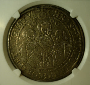 Germany. Saxony-Albertine. Christian, Johan George & August. 1600 HB. AR Taler.