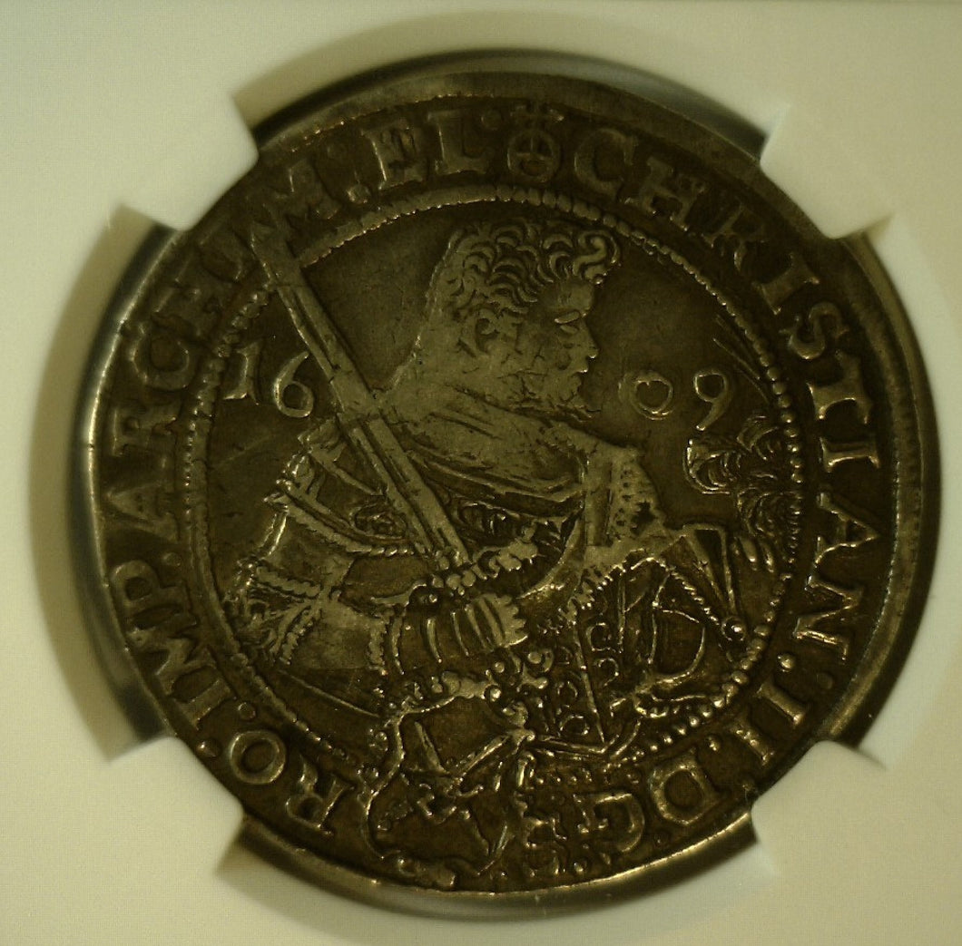 Germany. Saxony. Christian, Johan Georg & August. 1609 HR . AR Taler.