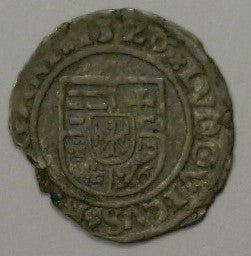 Hungary. Ludwig II 1516-1526. AR Denar. 1526.