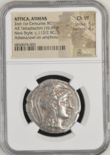 Load image into Gallery viewer, Attica, Athens. 2nd-1st centuries B.C. AR New Style Tetradrachm - James Beach Rare Coins
