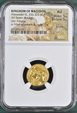 Load image into Gallery viewer, Macedonian Kingdom. Alexander III 336-323 B.C. AV Stater - James Beach Rare Coins
