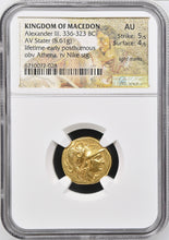 Load image into Gallery viewer, Macedonian Kingdom. Alexander III 336-323 B.C. AV Stater - James Beach Rare Coins
