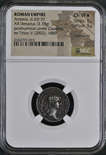 Load image into Gallery viewer, Roman Empire. Antonia d. 37 A.D. AR Denarius - James Beach Rare Coins
