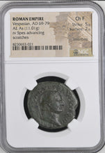 Load image into Gallery viewer, Roman Empire. Vespasian 69-79 A.D. AE As - James Beach Rare Coins
