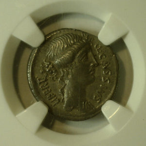 Roman Republic. Q. Cassius Longinus c.55 B.C. AR Denarius