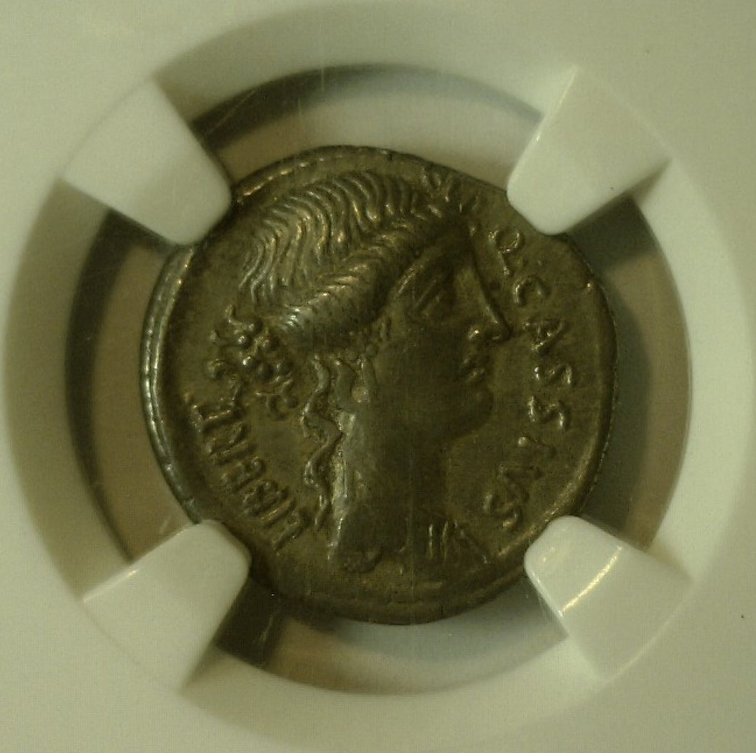 Roman Republic. Q. Cassius Longinus c.55 B.C. AR Denarius