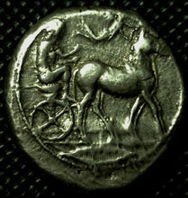 Load image into Gallery viewer, Sicily, Messana 461-450 B.C. AR Tetradrachm - James Beach Rare Coins
