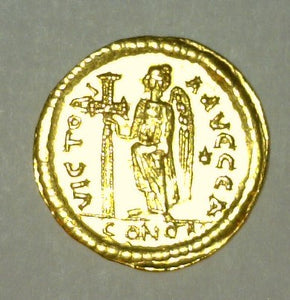 Byzantine Empire. Anastasius I 461-498 A.D. AV Solidus.