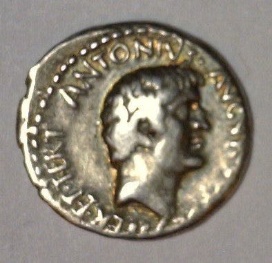 Rome, The Triumvirs. Mark Antony 44-30 B.C. AR Denarius