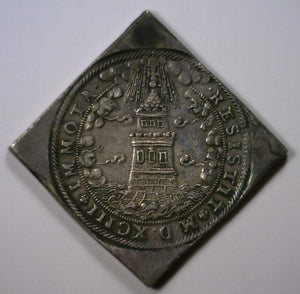 Austria, Salzburg. Wolf Dietrich Von Raitenau 1587-1612. 2 Taler Klippe. 1593.