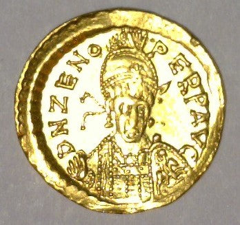 Rome, Eastern Empire. Zeno 476-491 A.D. AV Solidus.