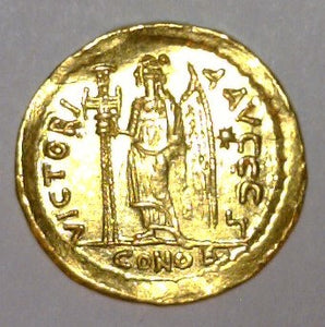 Rome, Eastern Empire. Zeno 476-491 A.D. AV Solidus.