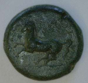 Sicily, Syracuse. 334-336 B.C. Bronze 28mm. - James Beach Rare Coins