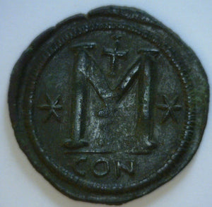 Byzantine Empire. Anastasius 491-518 A.D. Bronze Follis. - James Beach Rare Coins