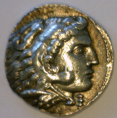 Pentadrachm (Coin) Portraying King Ptolemy I Soter