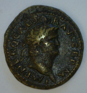 Roman Empire. Nero 54-68 A.D. Bronze As. - James Beach Rare Coins