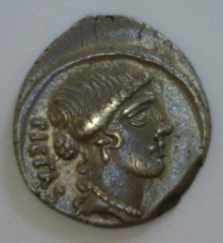 Roman Republic. D. Lunius Albinus Bruti f. 48 B.C. Silver Denarius. - James Beach Rare Coins