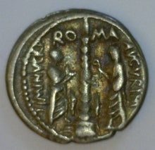 Load image into Gallery viewer, Roman Republic. T.I. Minucius C.f. Augurinus 134 B.C. Silver Denarius. - James Beach Rare Coins

