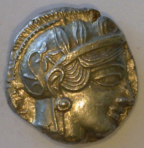 Attica, Athens. 449-413 B.C. Silver Tetradrachm.