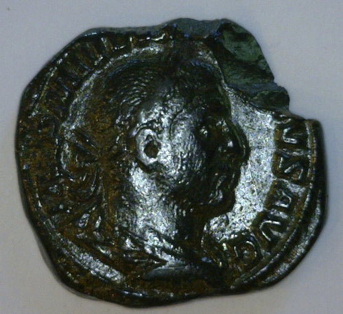 Roman Empire. Philip I 244-249 A.D. Bronze Sestertius. - James Beach Rare Coins