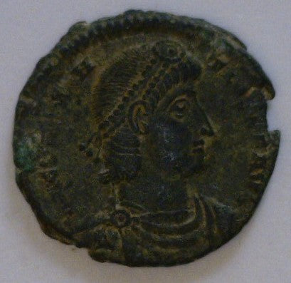 Roman Empire. Constantius II 337-361 A.D. Bronze Follis. - James Beach Rare Coins