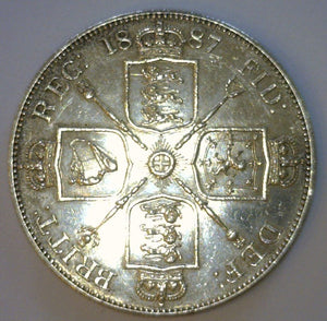 England. Victoria 1837-1901. Silver Double-Florin 1887. - James Beach Rare Coins