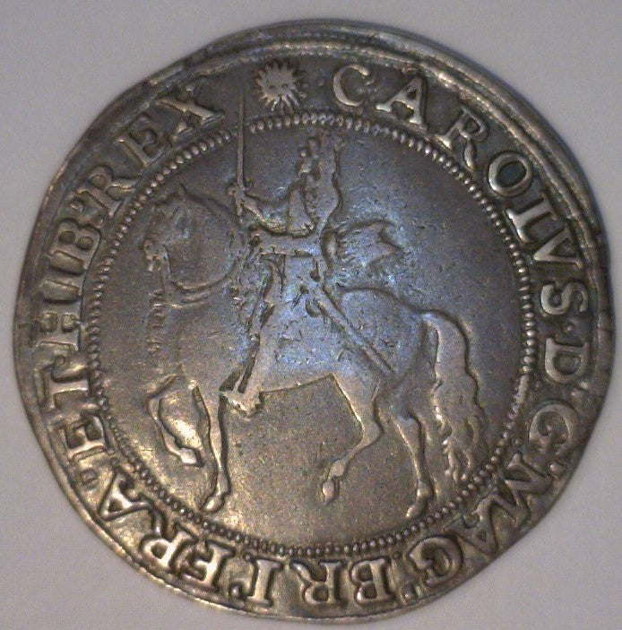 England. Charles I 1625-1649. Silver Crown, Tower Mint under Parliament 1645-1646.