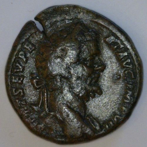 Roman Empire. Septimius Severus 193-211 A.D. Bronze Sestertius. - James Beach Rare Coins